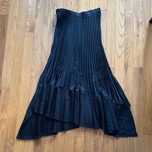 Black Pleated Skirt
